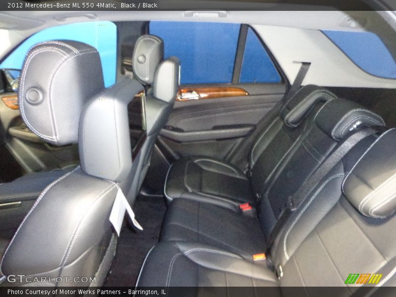 Black / Black 2012 Mercedes-Benz ML 550 4Matic