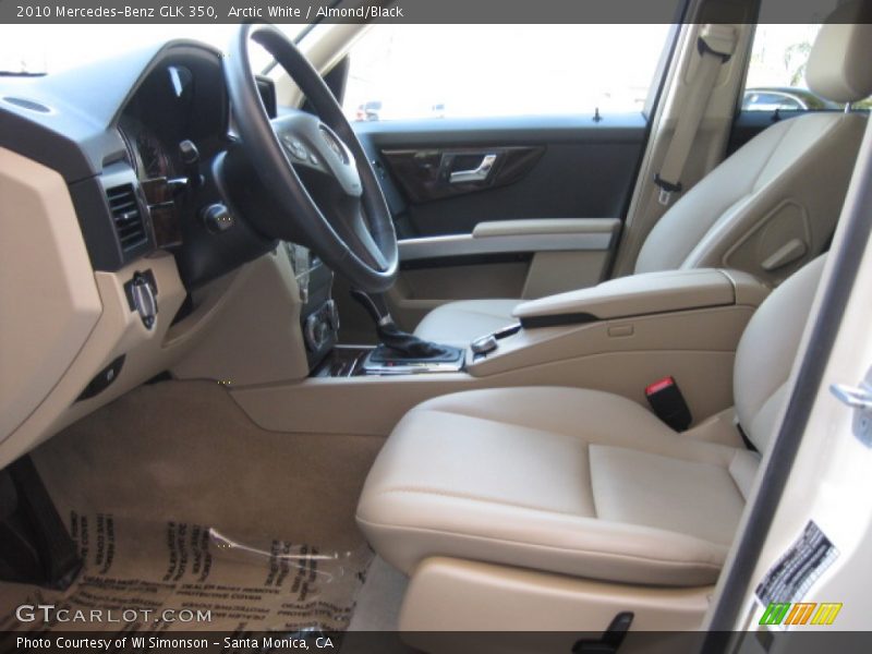 Arctic White / Almond/Black 2010 Mercedes-Benz GLK 350
