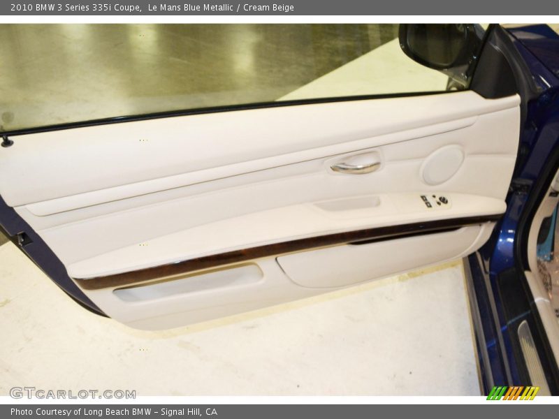 Le Mans Blue Metallic / Cream Beige 2010 BMW 3 Series 335i Coupe