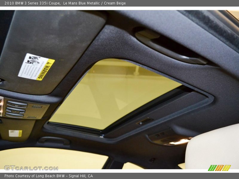 Le Mans Blue Metallic / Cream Beige 2010 BMW 3 Series 335i Coupe