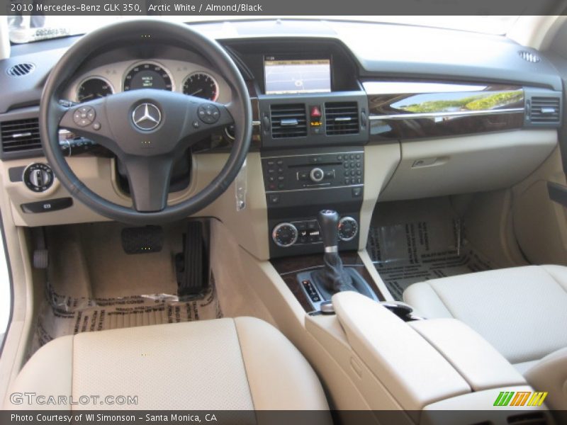 Arctic White / Almond/Black 2010 Mercedes-Benz GLK 350