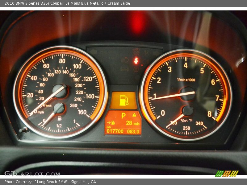  2010 3 Series 335i Coupe 335i Coupe Gauges