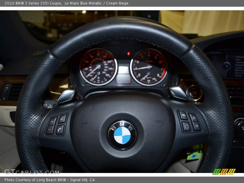 Le Mans Blue Metallic / Cream Beige 2010 BMW 3 Series 335i Coupe
