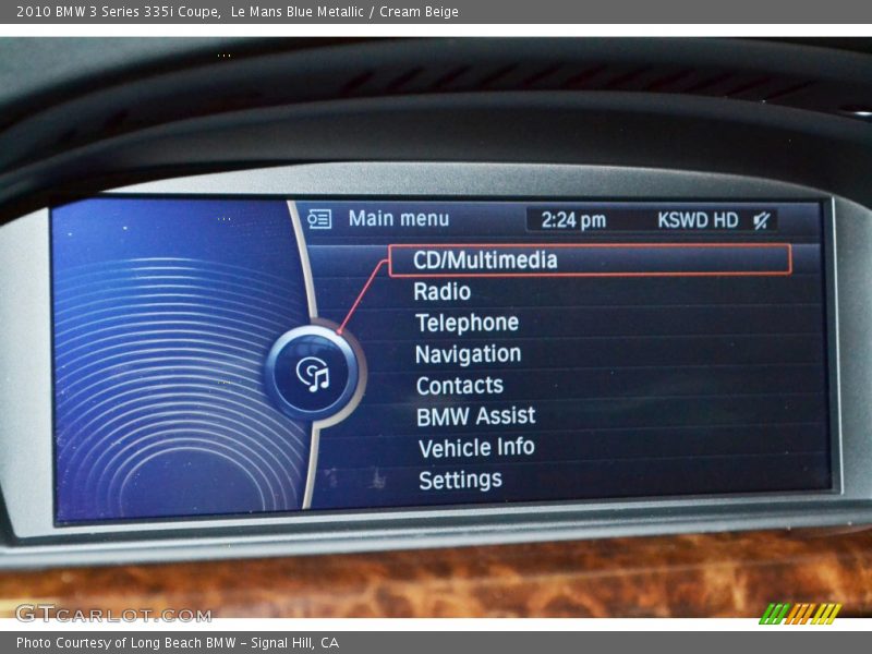 Le Mans Blue Metallic / Cream Beige 2010 BMW 3 Series 335i Coupe