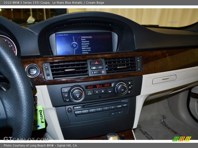Le Mans Blue Metallic / Cream Beige 2010 BMW 3 Series 335i Coupe