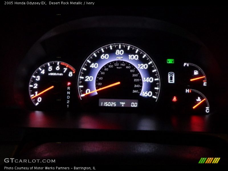 Desert Rock Metallic / Ivory 2005 Honda Odyssey EX