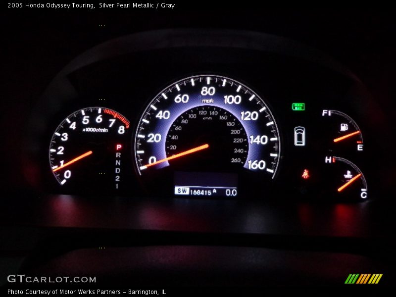 Silver Pearl Metallic / Gray 2005 Honda Odyssey Touring