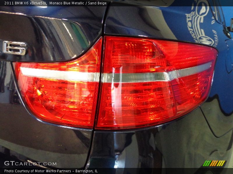 Monaco Blue Metallic / Sand Beige 2011 BMW X6 xDrive50i