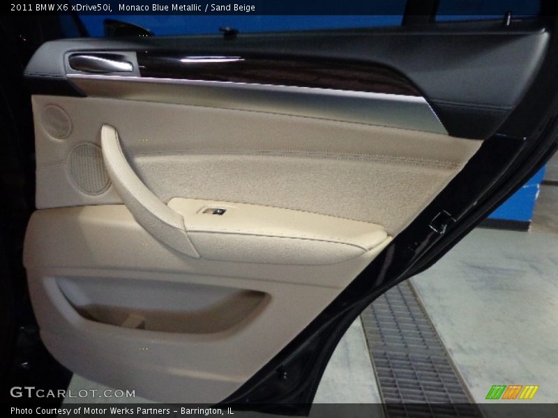 Monaco Blue Metallic / Sand Beige 2011 BMW X6 xDrive50i