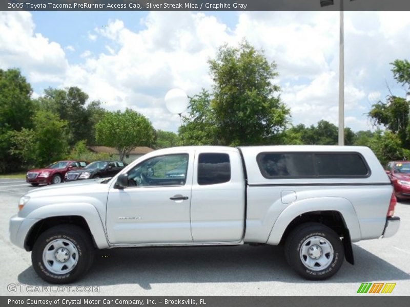 Silver Streak Mica / Graphite Gray 2005 Toyota Tacoma PreRunner Access Cab