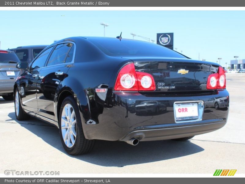 Black Granite Metallic / Ebony 2011 Chevrolet Malibu LTZ