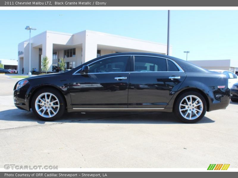 Black Granite Metallic / Ebony 2011 Chevrolet Malibu LTZ