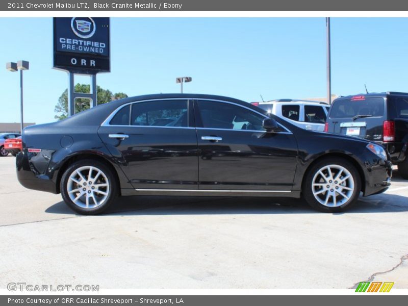 Black Granite Metallic / Ebony 2011 Chevrolet Malibu LTZ
