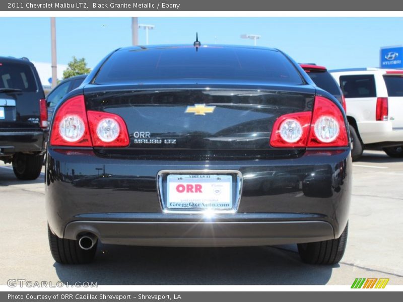 Black Granite Metallic / Ebony 2011 Chevrolet Malibu LTZ