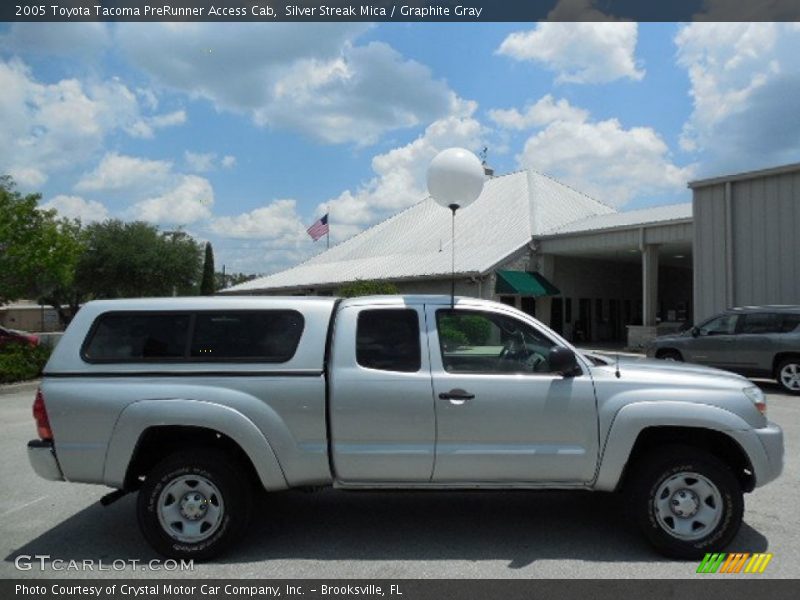 Silver Streak Mica / Graphite Gray 2005 Toyota Tacoma PreRunner Access Cab