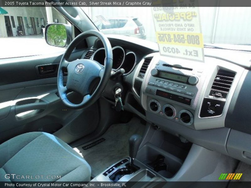 Silver Streak Mica / Graphite Gray 2005 Toyota Tacoma PreRunner Access Cab