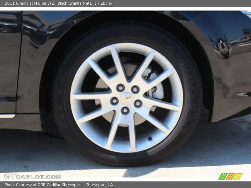 Black Granite Metallic / Ebony 2011 Chevrolet Malibu LTZ