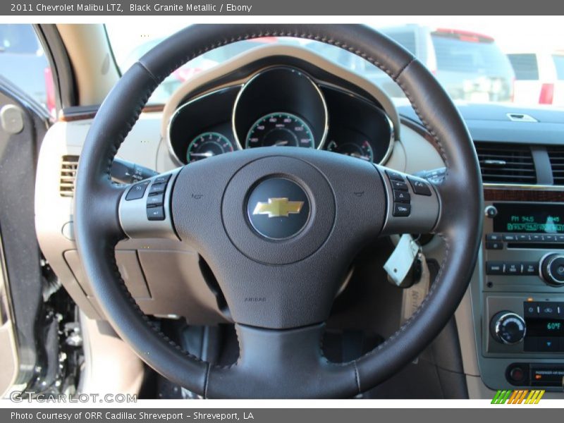 Black Granite Metallic / Ebony 2011 Chevrolet Malibu LTZ