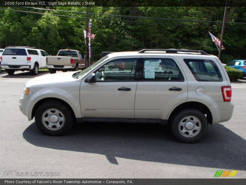 Light Sage Metallic / Stone 2008 Ford Escape XLS