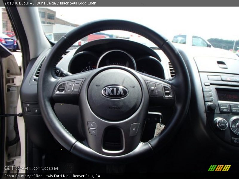 Dune Beige / Black Soul Logo Cloth 2013 Kia Soul +