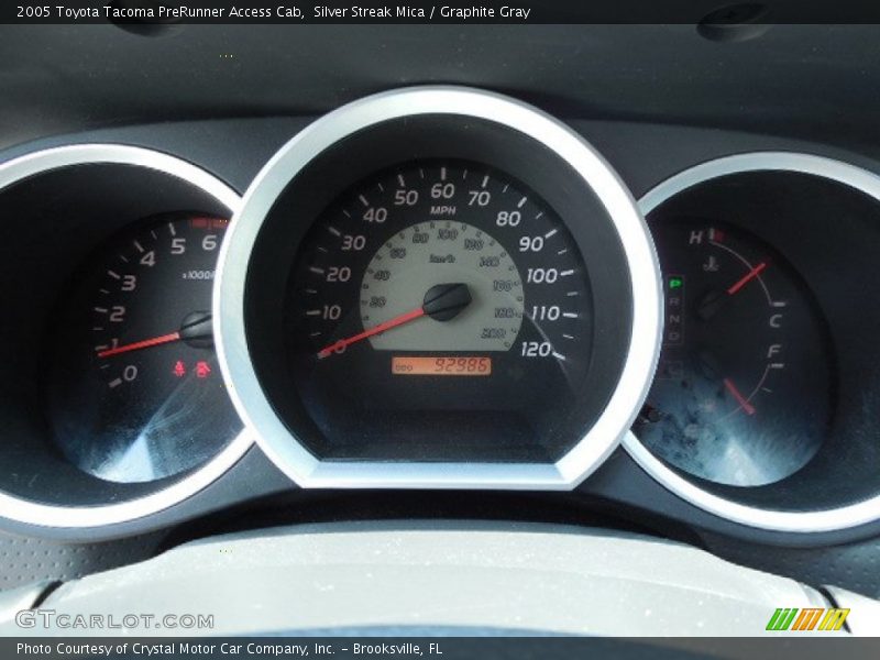 Silver Streak Mica / Graphite Gray 2005 Toyota Tacoma PreRunner Access Cab