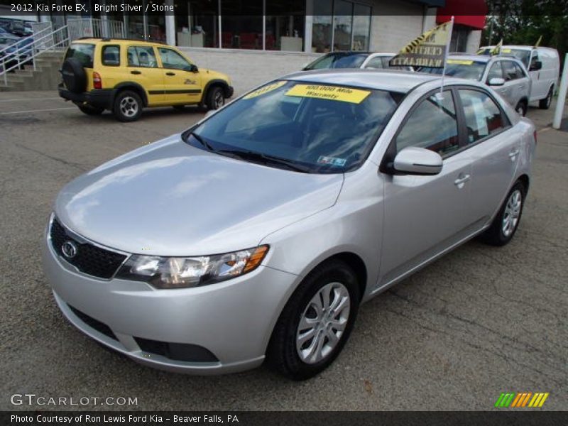 Bright Silver / Stone 2012 Kia Forte EX