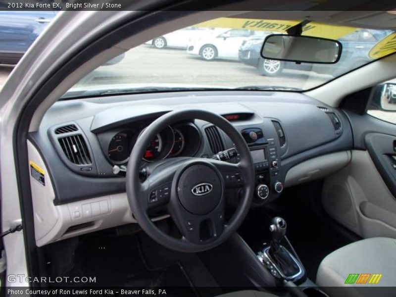 Bright Silver / Stone 2012 Kia Forte EX