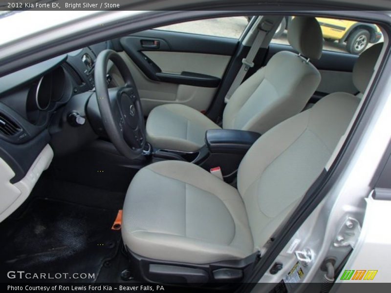 Bright Silver / Stone 2012 Kia Forte EX