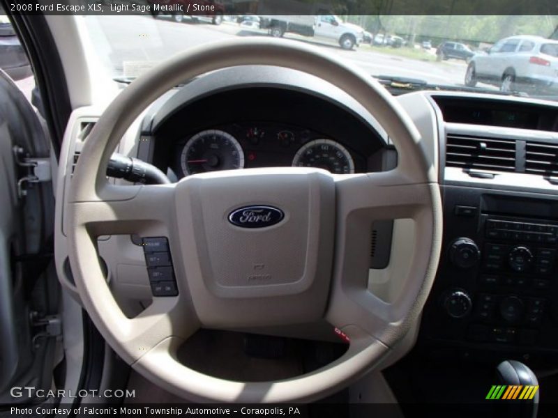 Light Sage Metallic / Stone 2008 Ford Escape XLS