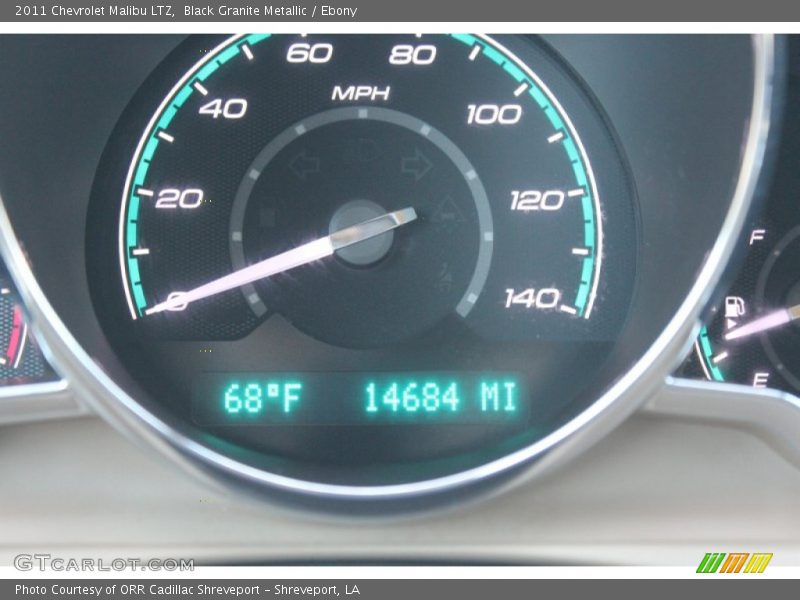 Black Granite Metallic / Ebony 2011 Chevrolet Malibu LTZ