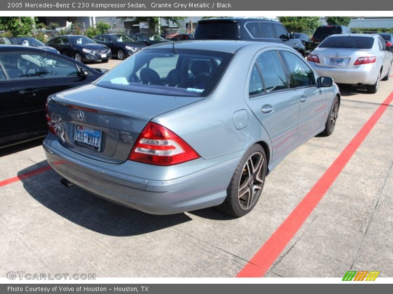 Granite Grey Metallic / Black 2005 Mercedes-Benz C 230 Kompressor Sedan
