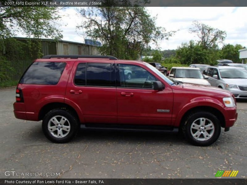 Redfire Metallic / Stone 2007 Ford Explorer XLT 4x4