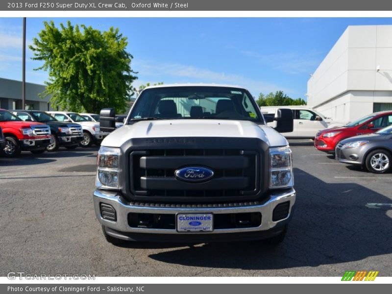 Oxford White / Steel 2013 Ford F250 Super Duty XL Crew Cab