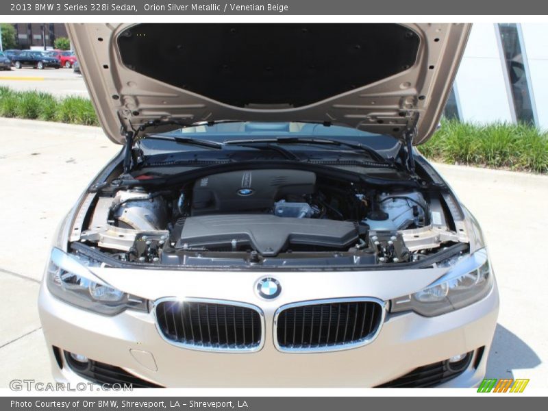 Orion Silver Metallic / Venetian Beige 2013 BMW 3 Series 328i Sedan