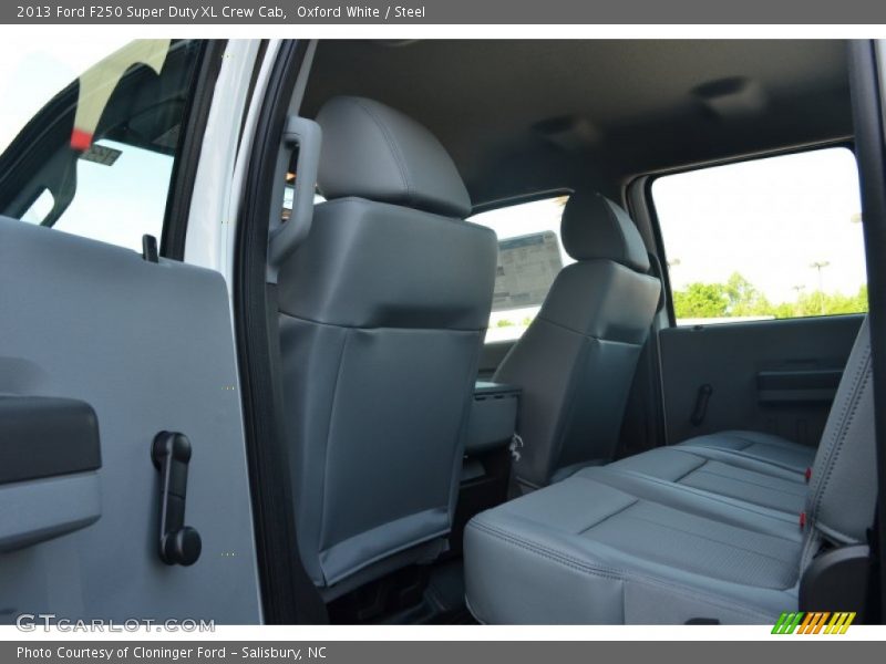 Oxford White / Steel 2013 Ford F250 Super Duty XL Crew Cab