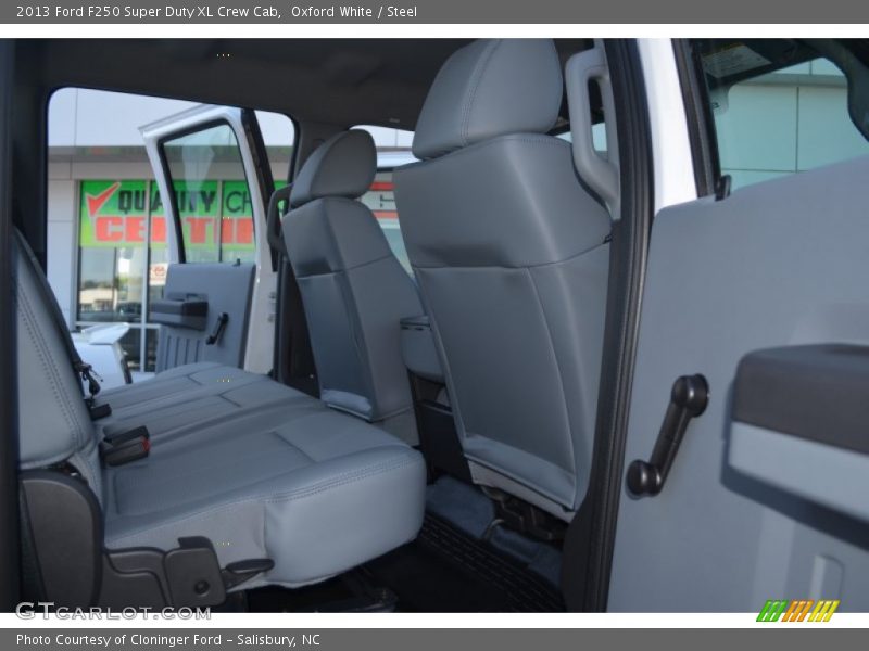 Oxford White / Steel 2013 Ford F250 Super Duty XL Crew Cab