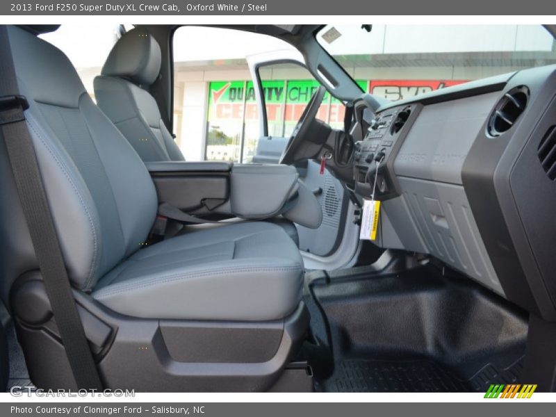 Oxford White / Steel 2013 Ford F250 Super Duty XL Crew Cab