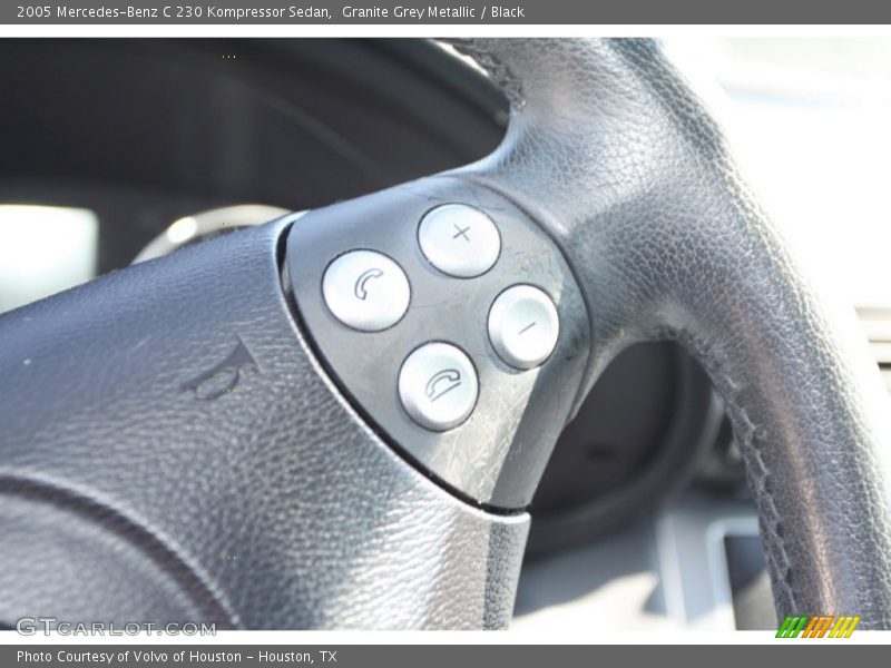 Granite Grey Metallic / Black 2005 Mercedes-Benz C 230 Kompressor Sedan