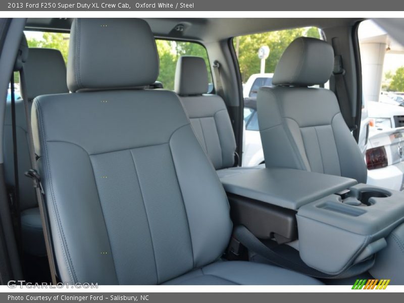 Oxford White / Steel 2013 Ford F250 Super Duty XL Crew Cab