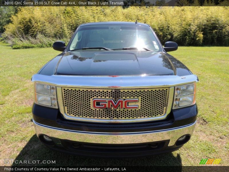 Onyx Black / Light Titanium 2008 GMC Sierra 1500 SLT Crew Cab 4x4