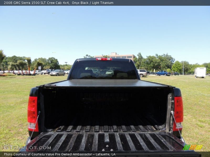 Onyx Black / Light Titanium 2008 GMC Sierra 1500 SLT Crew Cab 4x4