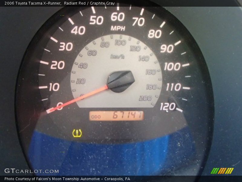 Radiant Red / Graphite Gray 2006 Toyota Tacoma X-Runner