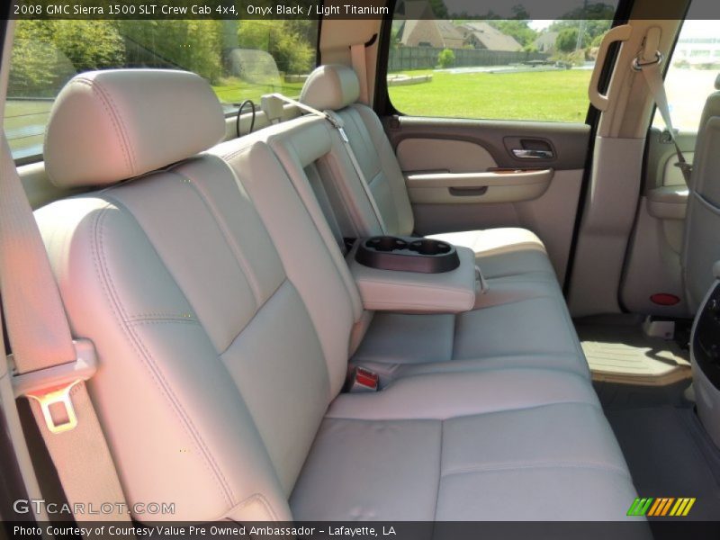 Onyx Black / Light Titanium 2008 GMC Sierra 1500 SLT Crew Cab 4x4