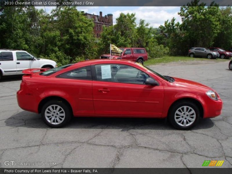 Victory Red / Gray 2010 Chevrolet Cobalt LS Coupe