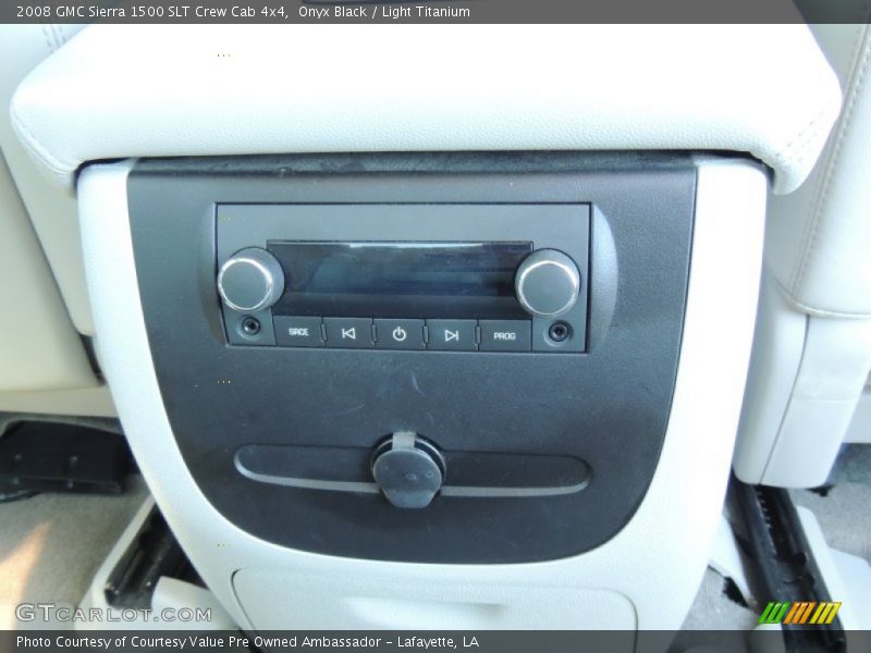 Onyx Black / Light Titanium 2008 GMC Sierra 1500 SLT Crew Cab 4x4