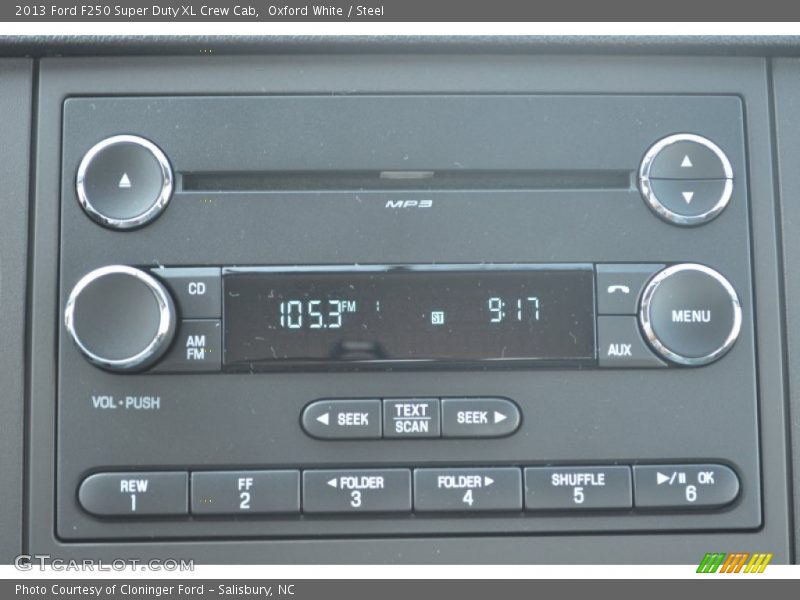 Controls of 2013 F250 Super Duty XL Crew Cab