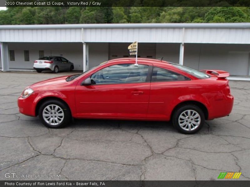 Victory Red / Gray 2010 Chevrolet Cobalt LS Coupe