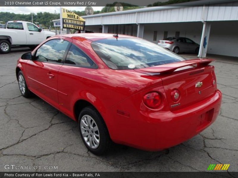 Victory Red / Gray 2010 Chevrolet Cobalt LS Coupe