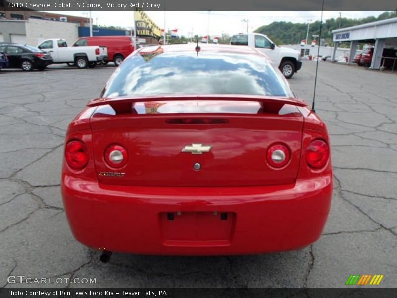 Victory Red / Gray 2010 Chevrolet Cobalt LS Coupe