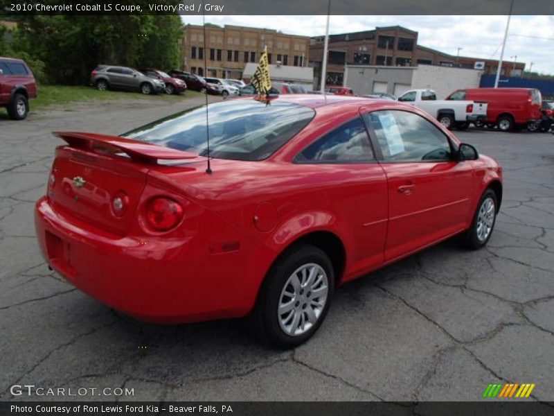 Victory Red / Gray 2010 Chevrolet Cobalt LS Coupe